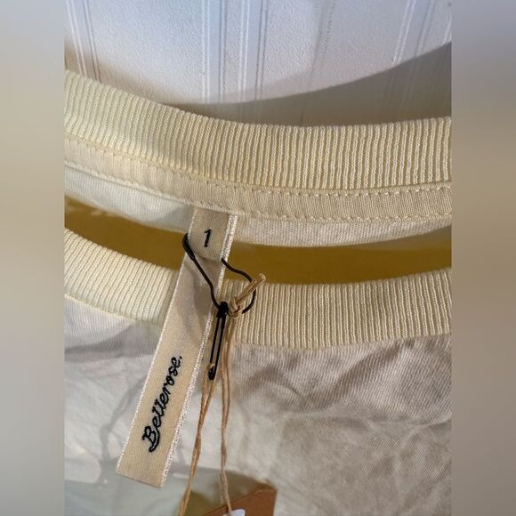 NWT BELLEROSE Sleeveless Muscle T-Shirt Sz 1 - Picture 5 of 8